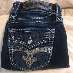 Rock Revival dark skinny jeans